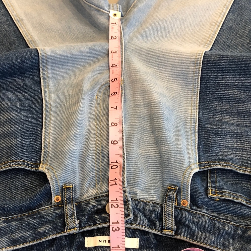 PacSun High Rise Two Tone Straight Leg Jeans ~ size 27 (size 4) - Picture 13 of 14